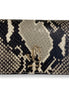 Jimmy Choo Martina Cardholder Card Case Wallet Snake Print Calf Leather available at Queen Bee of Beverly Hills