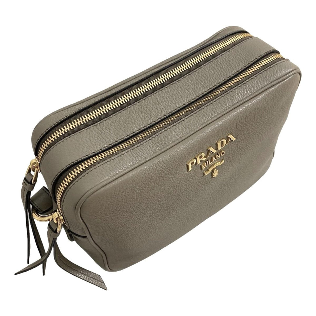 Prada Vitello Phenix Double Zip Crossbody Bag (SHF-19434) – LuxeDH