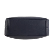 Prada Baltico Blue Vitello Phenix Leather Double Zip Crossbody Bag available at Queen Bee of Beverly Hills
