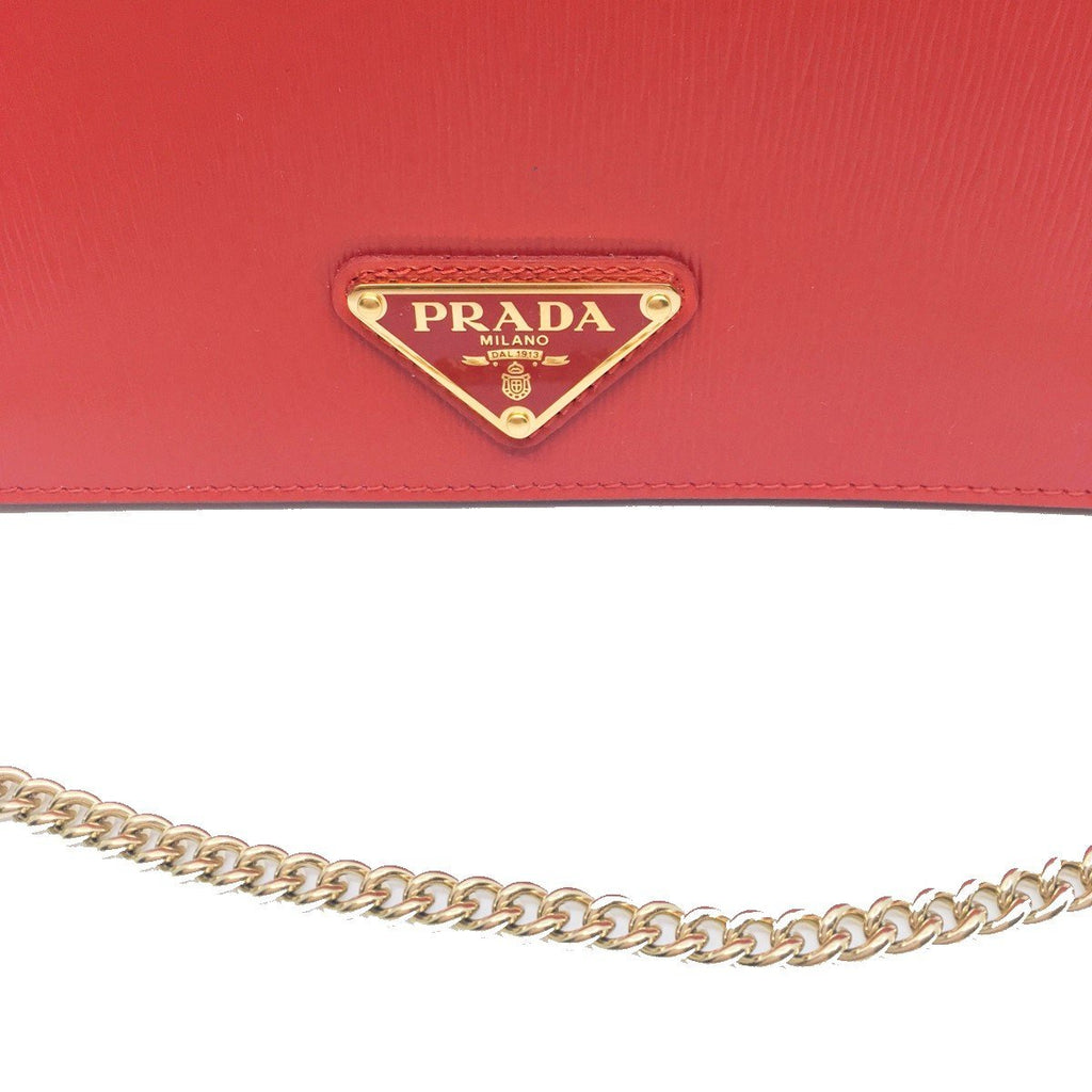 Prada Bandoliera Mini Crossbody Leather Lacca Red Triangle Logo1DH044 at_Queen_Bee_of_Beverly_Hills