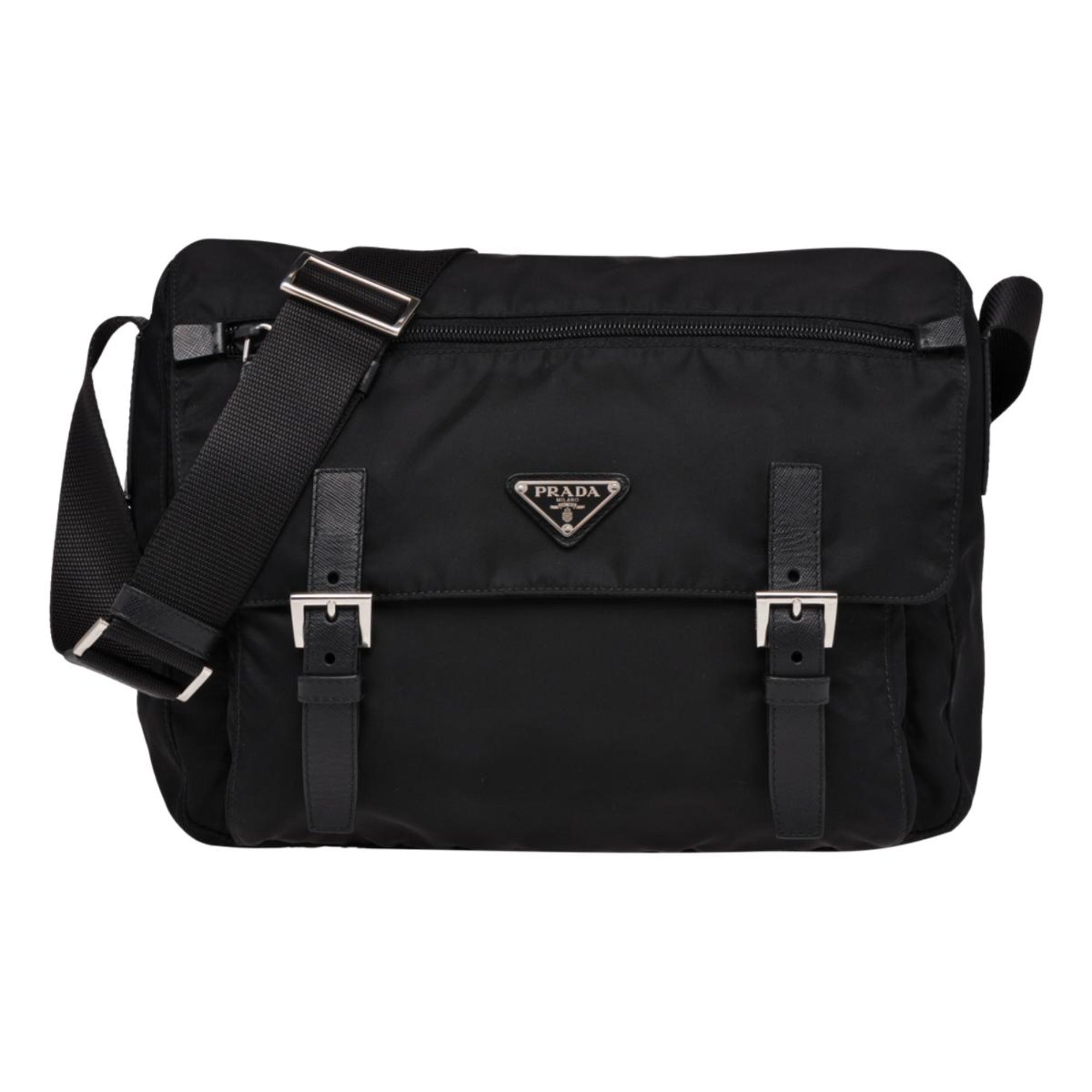 Re-edition cloth crossbody bag Prada Black in Cloth - 40199819