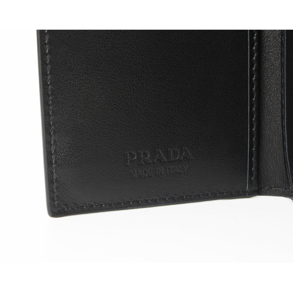Prada Black Saffiano Leather Vertical Logo Card Holder 2MC101 at_Queen_Bee_of_Beverly_Hills