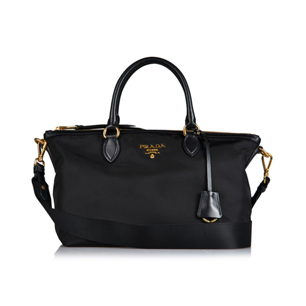 Black Prada Tessuto Satchel