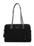 Prada Black Tessuto Nylon Quilted Shoulder Handbag available at Queen Bee of Beverly Hills
