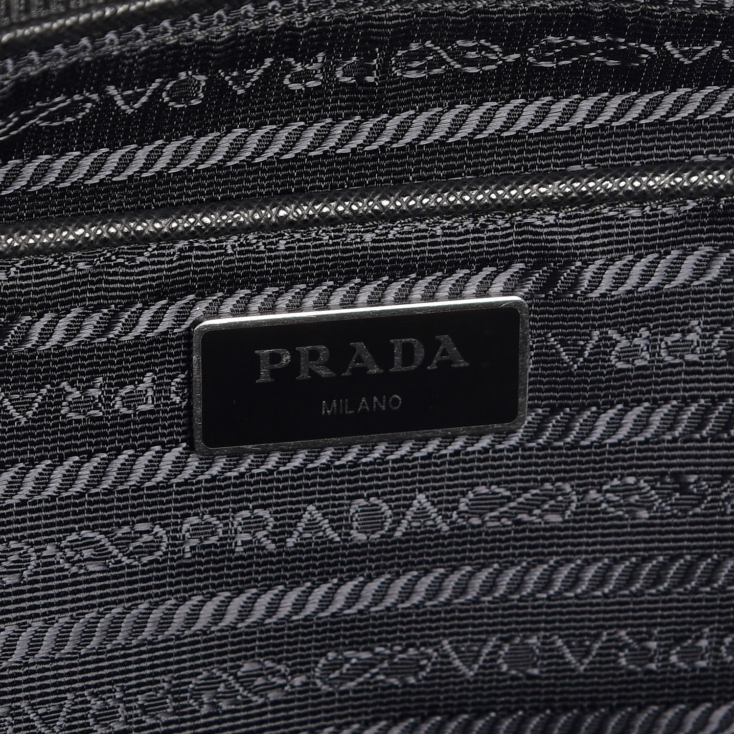 Prada Black Tessuto Nylon Quilted Small Shoulder Handbag 1BB072 available at Queen Bee of Beverly Hills