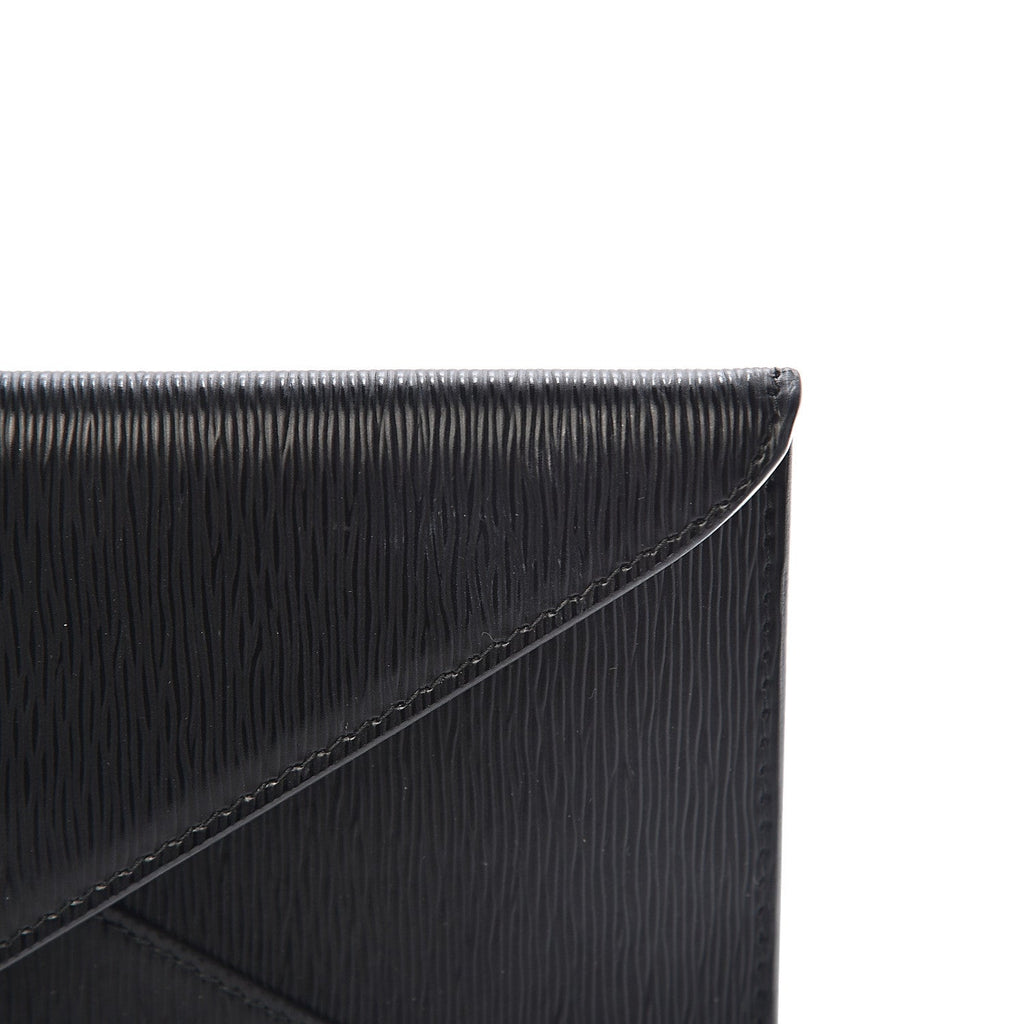 Louis Vuitton Epi Envelope Business Card Holder - Black Wallets