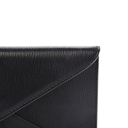 Prada Black Vitello Move Leather Long Envelope Wallet available at Queen Bee of Beverly Hills