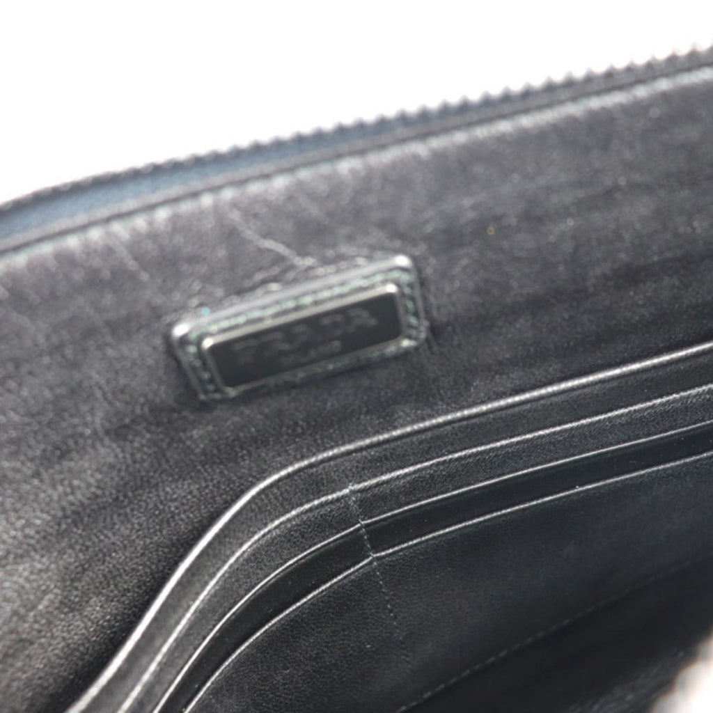 PRADA: clutch in saffiano leather - Black  Prada briefcase 2NH005 PN9  online at