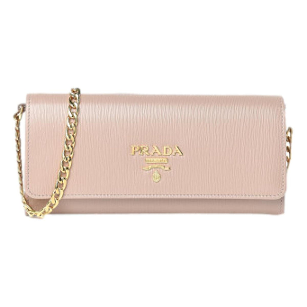 Prada, Bags, Prada Wallet With Chain