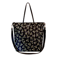 Prada Frankenstein Black Nylon Convertible Shopping Tote available at Queen Bee of Beverly Hills