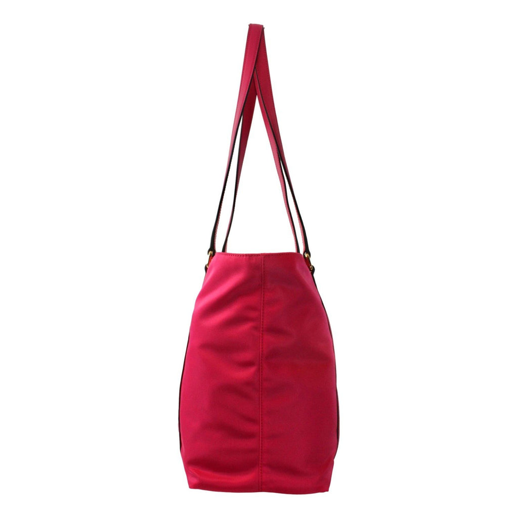 Prada Fuchsia Pink Tessuto Nylon Shopping Tote Bag 1BG291 at_Queen_Bee_of_Beverly_Hills