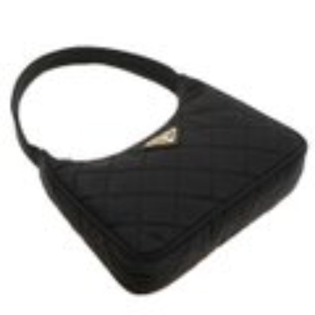 Prada Mini Hobo Black Nylon Shoulder Bag