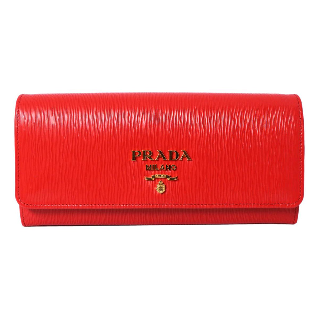 Prada Lacca Red Vitello Move Leather Chain Wallet Crossbody – Queen Bee of  Beverly Hills