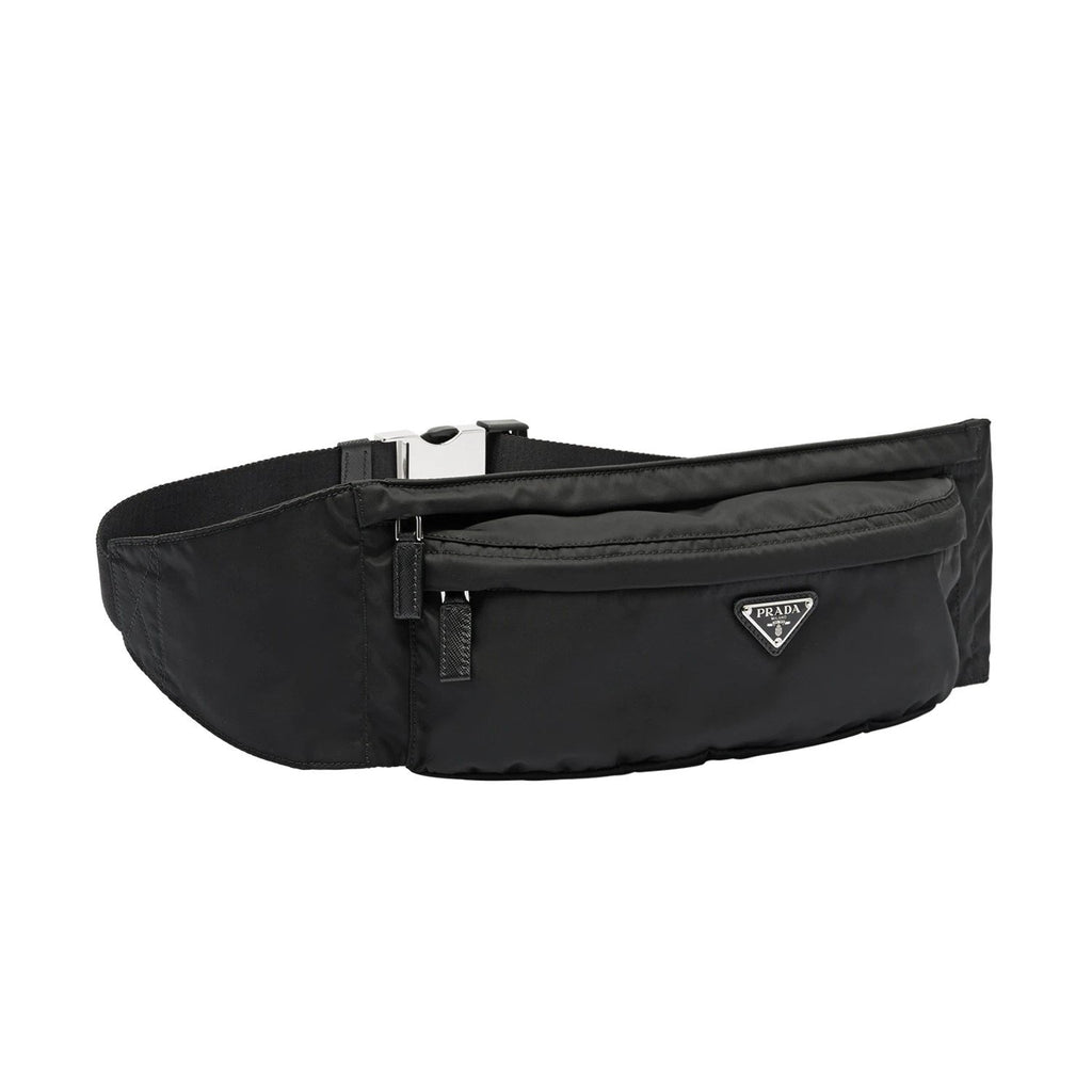 Prada Men's Saffiano Leather Travel Belt Bag/Fanny Pack