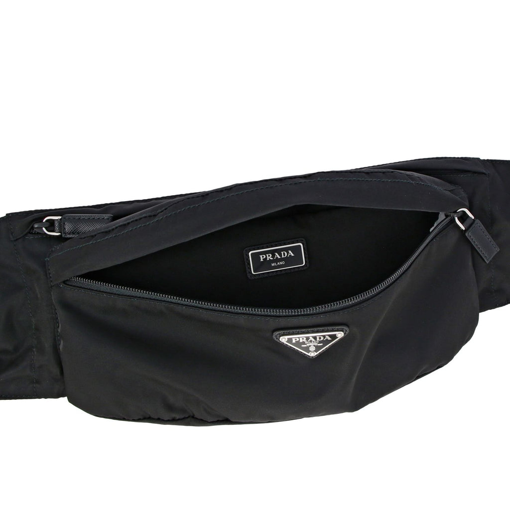 Nylon Belt Bag in Black - Prada