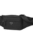 Prada Marsupio Tessuto Nylon Triangle Logo Black Belt Bag available at Queen Bee of Beverly Hills