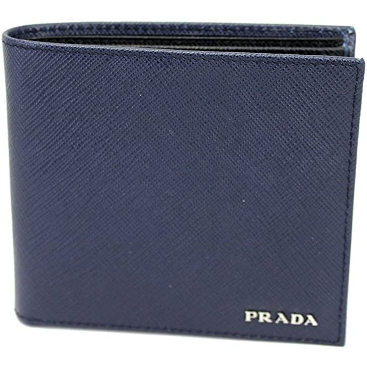 美品✨プラダ　ネイビー　二つ折り財布　サフィアーノレザー　2M0513 楽天市場】2M0513の通販