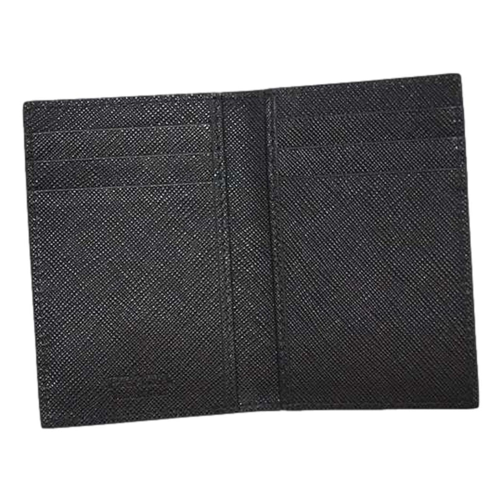 Prada Men's Saffiano Leather Vertical Card Black Holder – Queen Bee of  Beverly Hills
