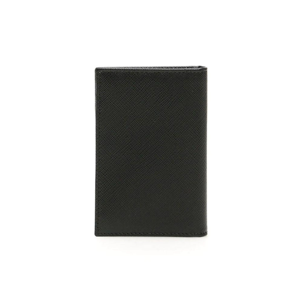 Prada Men's Saffiano Leather Vertical Card Black Holder 2MC101 at_Queen_Bee_of_Beverly_Hills