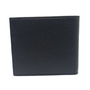 Prada Mens Bifold Nero Black Vitello Grain Leather Wallet available at Queen Bee of Beverly Hills