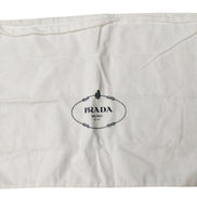 Prada Mens Navy Saffiano Leather Belt  Silver Oval Buckle Belt Size 90/36 available at Queen Bee of Beverly Hills