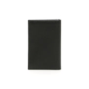 Prada Mens Saffiano Leather Vertical Card Black Holder available at Queen Bee of Beverly Hills
