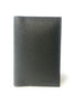 Prada Mens Saffiano Leather Vertical Card Black Holder available at Queen Bee of Beverly Hills