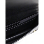Prada Miniborse Black Vitello Move Leather Chain Cross Body available at Queen Bee of Beverly Hills
