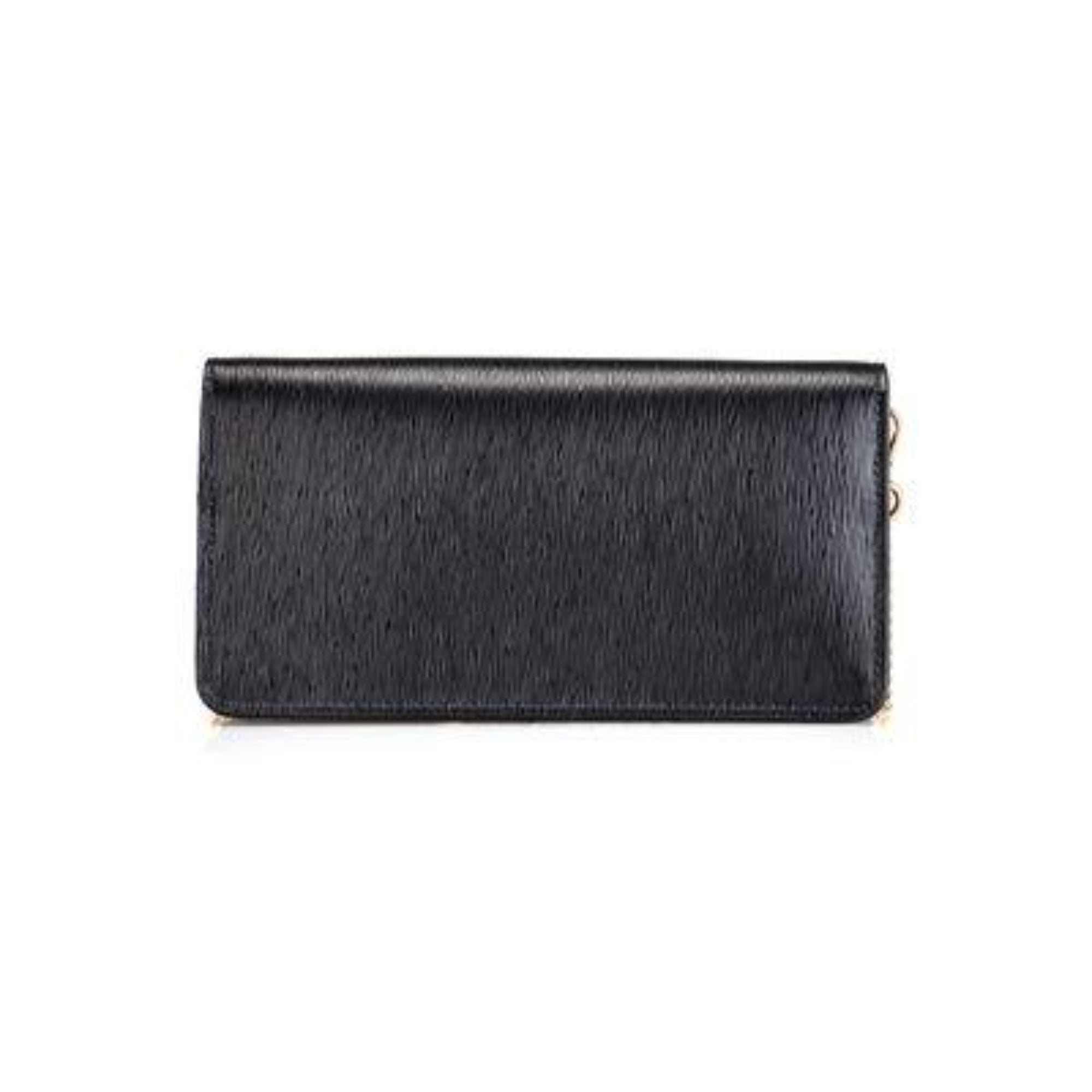 Prada Miniborse Black Vitello Move Leather Chain Cross Body available at Queen Bee of Beverly Hills