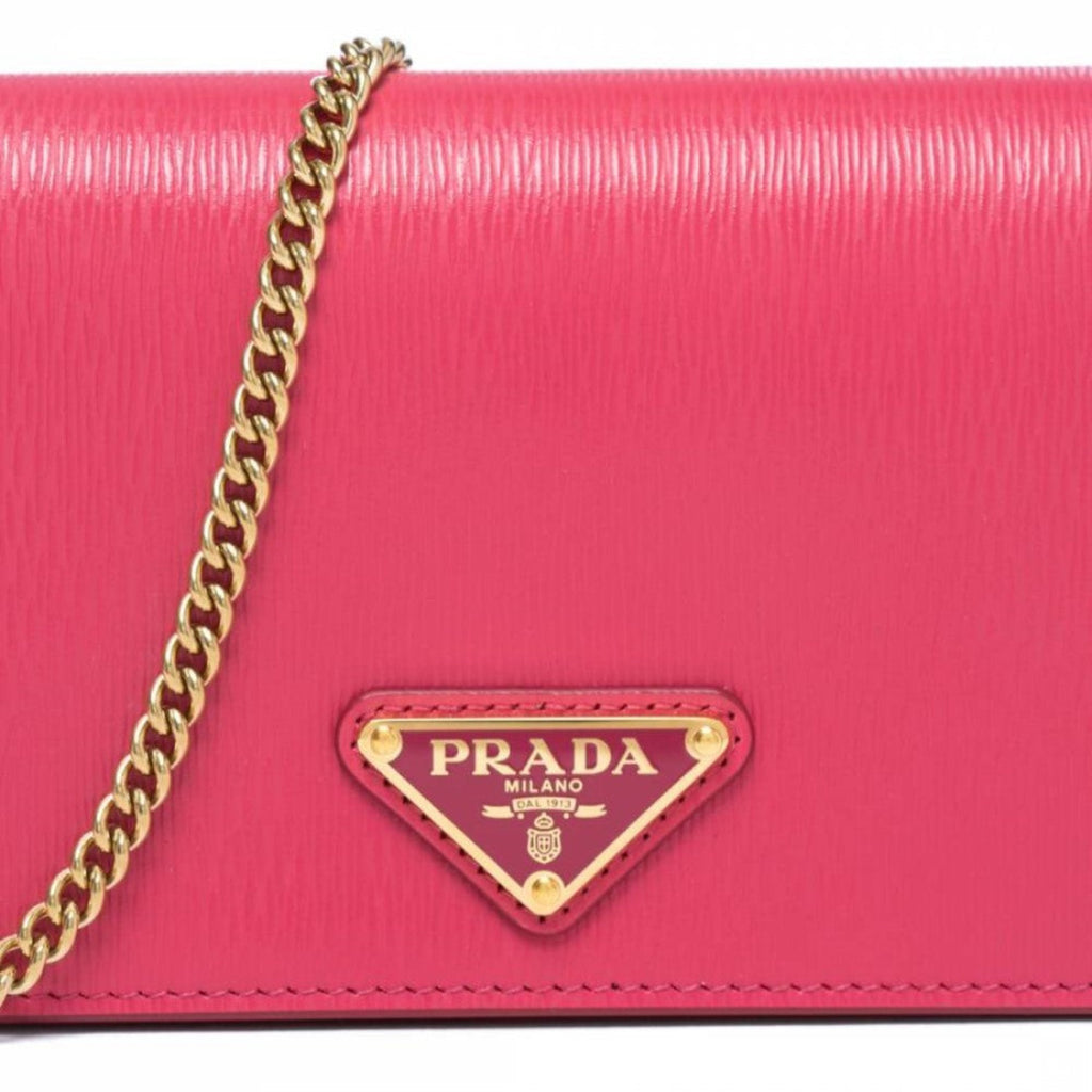 Prada Pink Vitello Daino Handbag Mini QNB04WABP9000