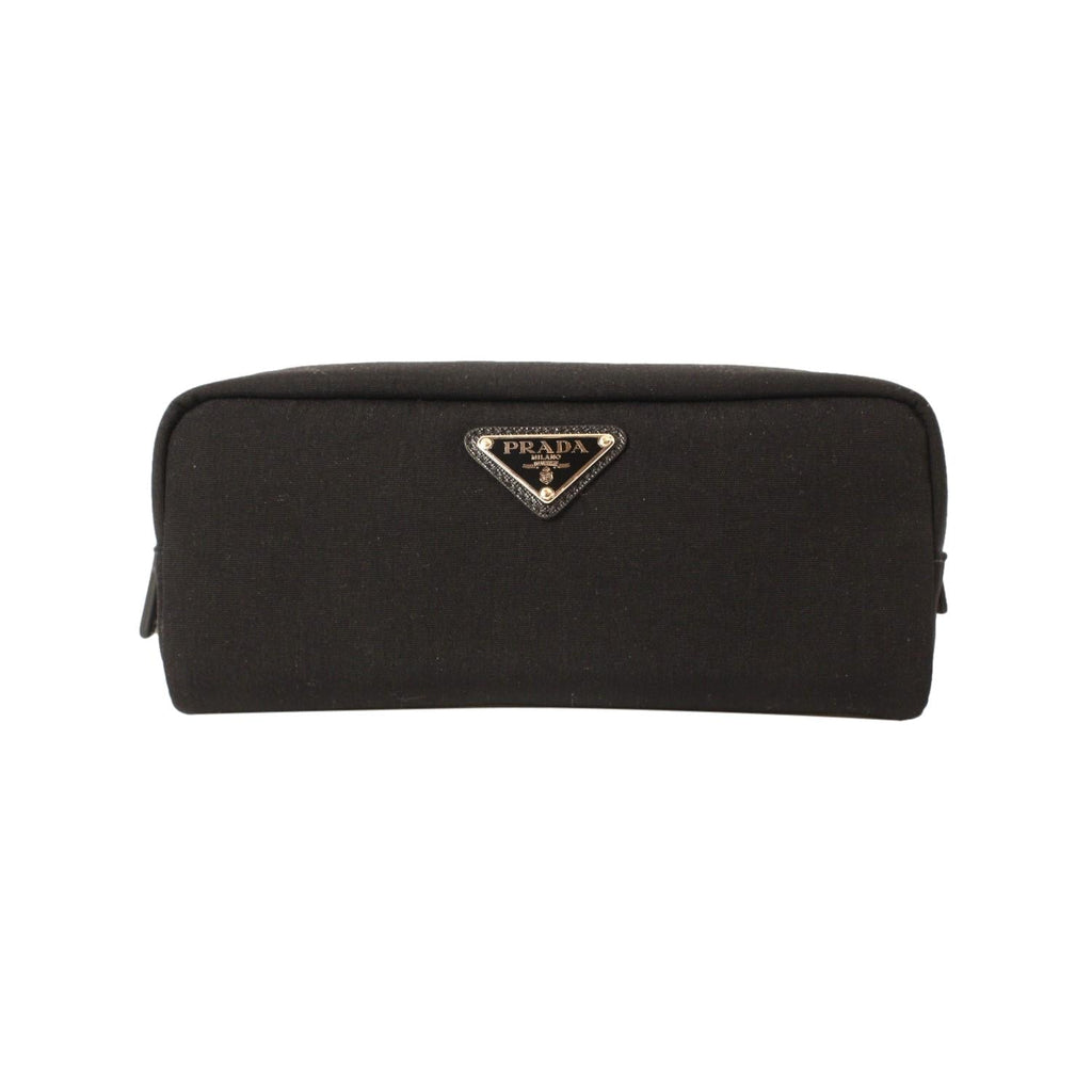 Prada Re-Nylon and Saffiano Leather Shoulder Bag Black in Fabric/Leather  with Silver-tone - US