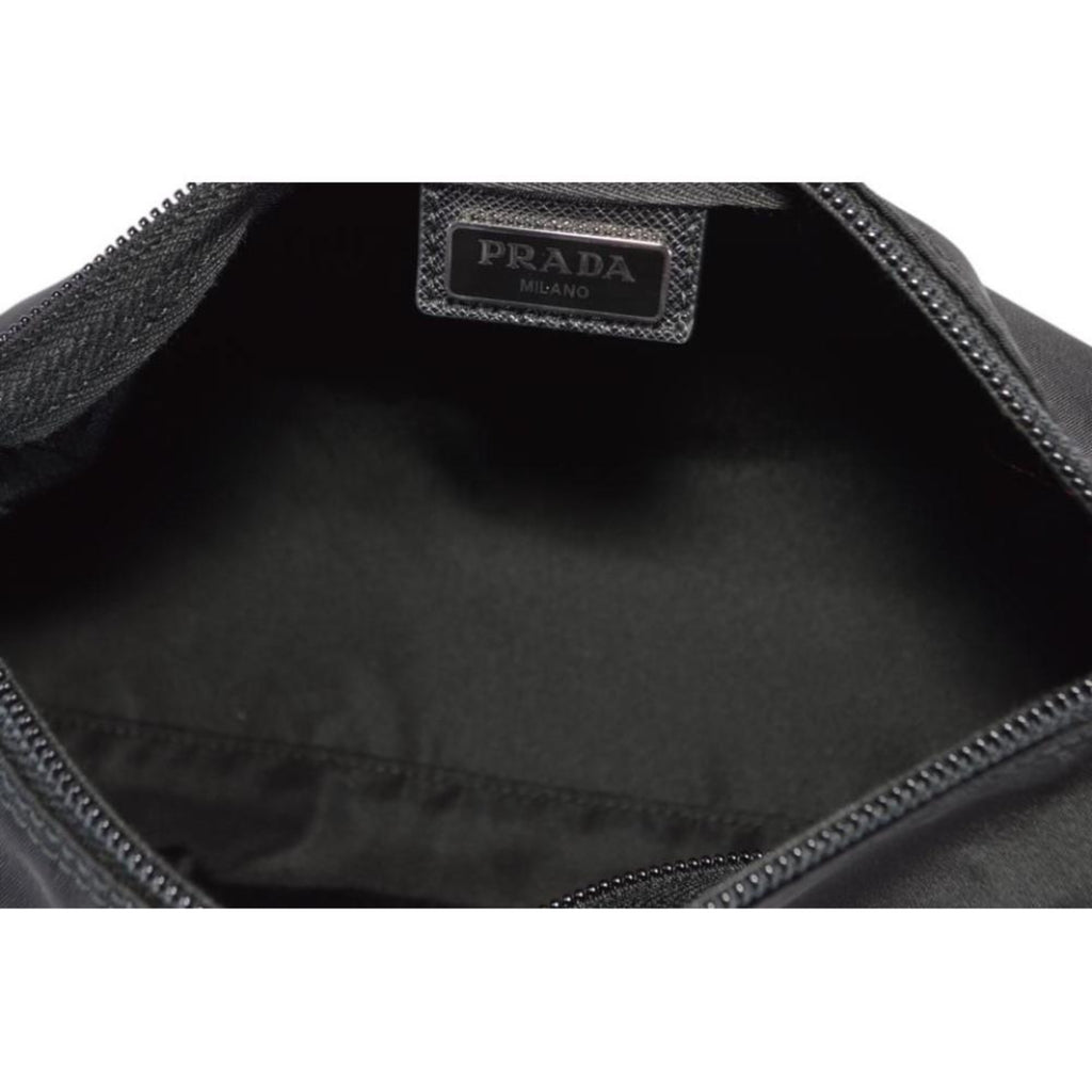 Prada Necessaire Black Tessuto Nylon Large Toiletry Case 1NA012 at_Queen_Bee_of_Beverly_Hills