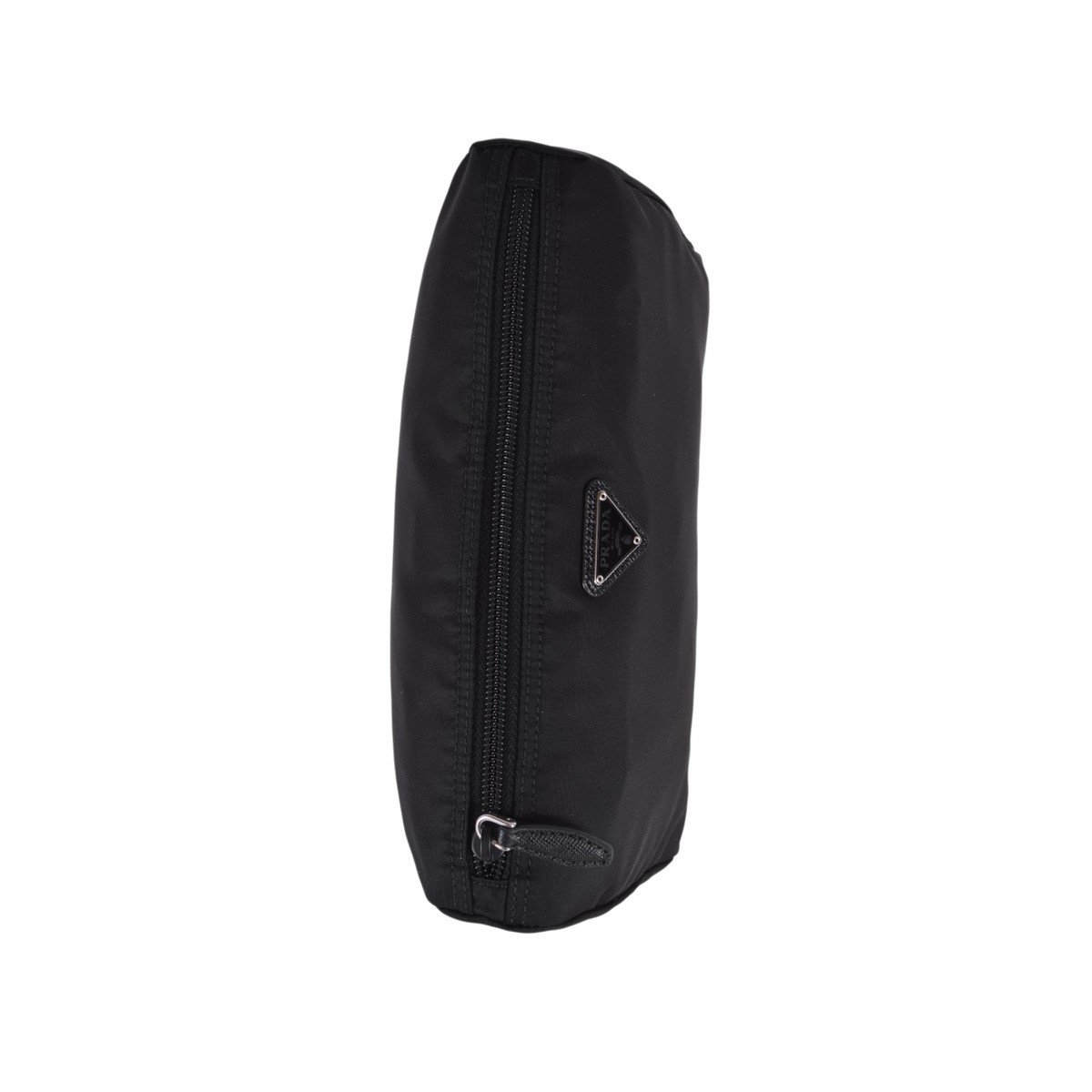 Prada Necessaire Black Tessuto Nylon Small Toiletry Case available at Queen Bee of Beverly Hills
