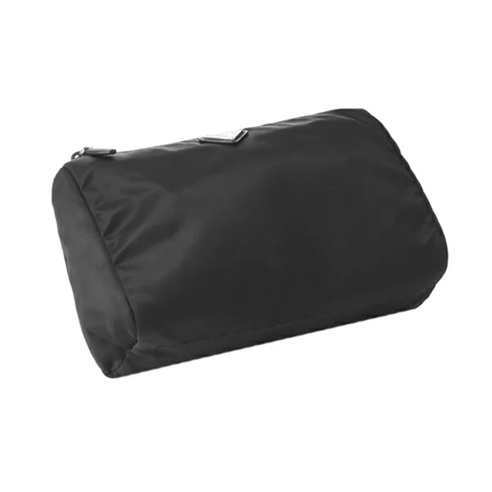 Prada Black Tessuto Nylon Medium Cosmetic Case Clutch – Queen Bee Prada Black Tessuto Nylon Medium Cosmetic Case Clutch – Queen Bee