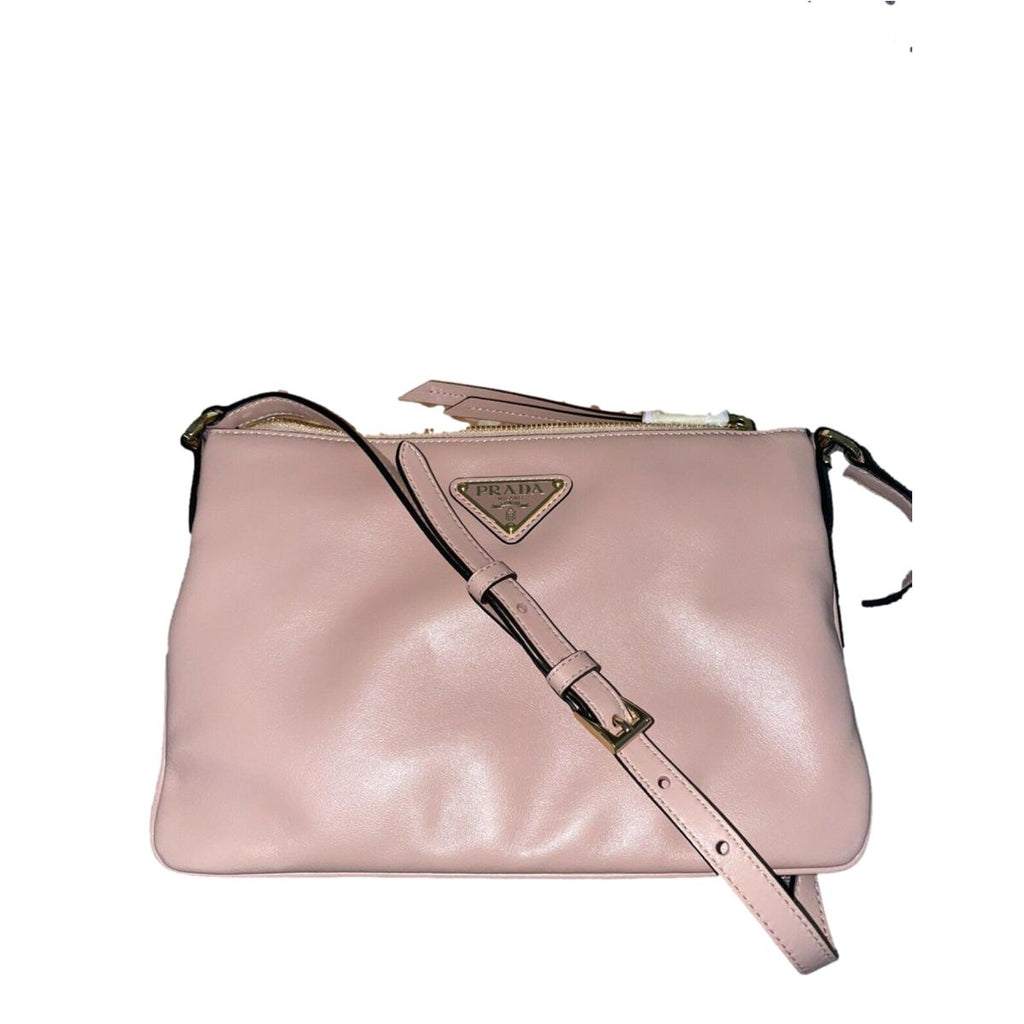 Prada Shiny Light Calf Rosa Pink Cross Body Bag 1BH173 – Queen Bee of  Beverly Hills