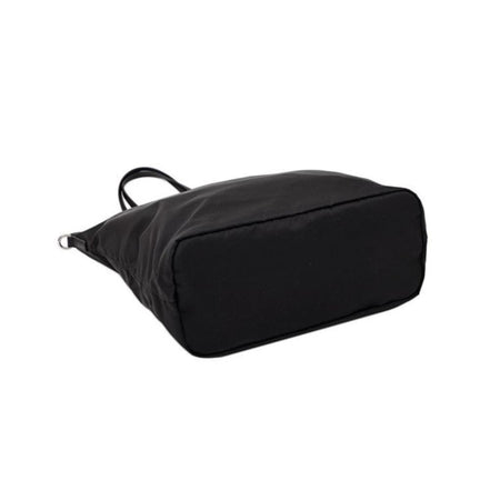 Prada Tessuto Nylon Black Convertible Shopping Tote available at Queen Bee of Beverly Hills
