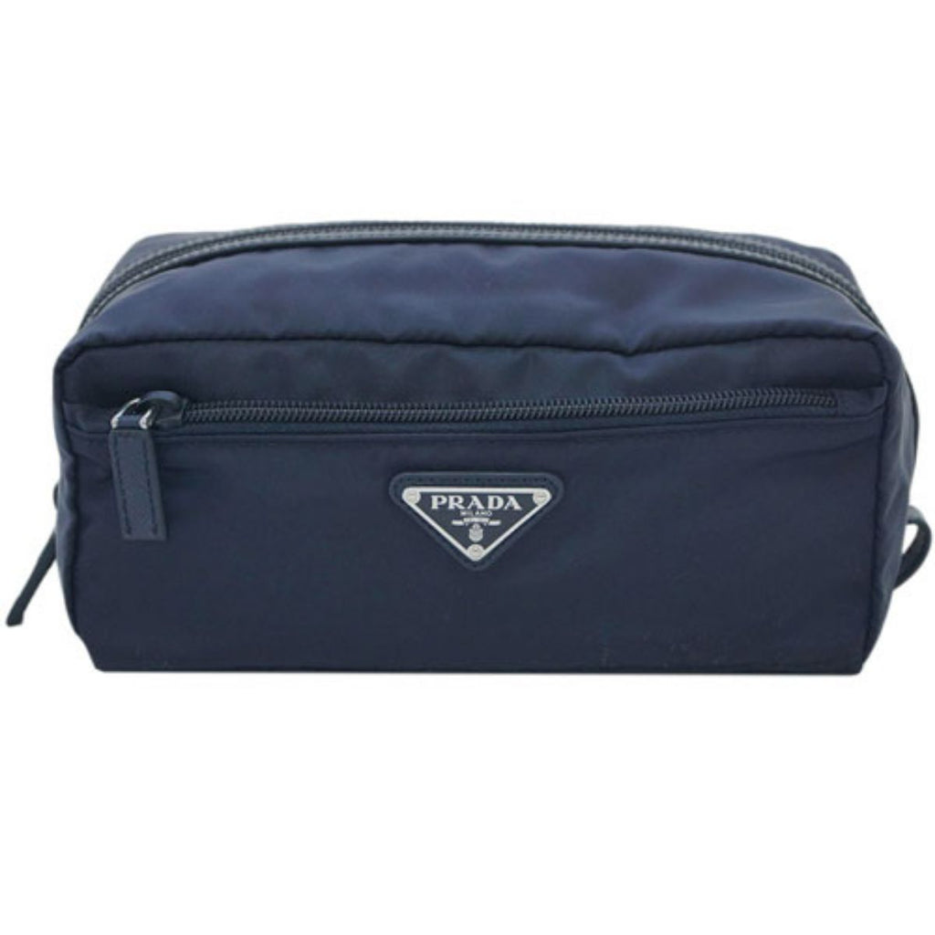 Prada Nylon Toiletry Bag in Navy w/ Tags