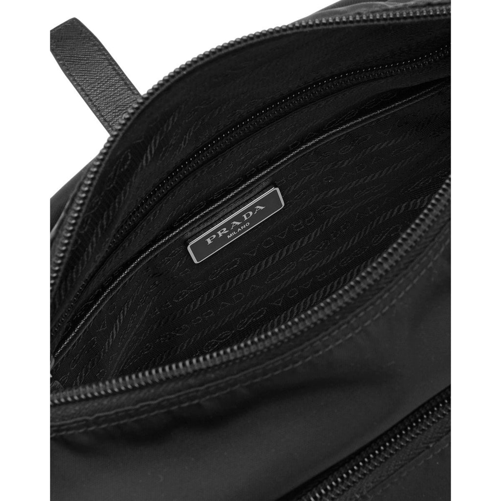 Prada Nylon Messenger Bag in Black for Men