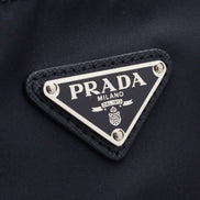 Prada Tessuto Saffiano Black Messenger Bag Cross Body available at Queen Bee of Beverly Hills