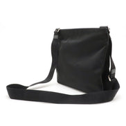 Prada Tessuto Saffiano Black Messenger Bag Cross Body available at Queen Bee of Beverly Hills