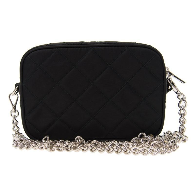 Prada Tessuto Small Nero Black Quilted Nylon Crossbody  Shoulder Bag 1BH028 at_Queen_Bee_of_Beverly_Hills