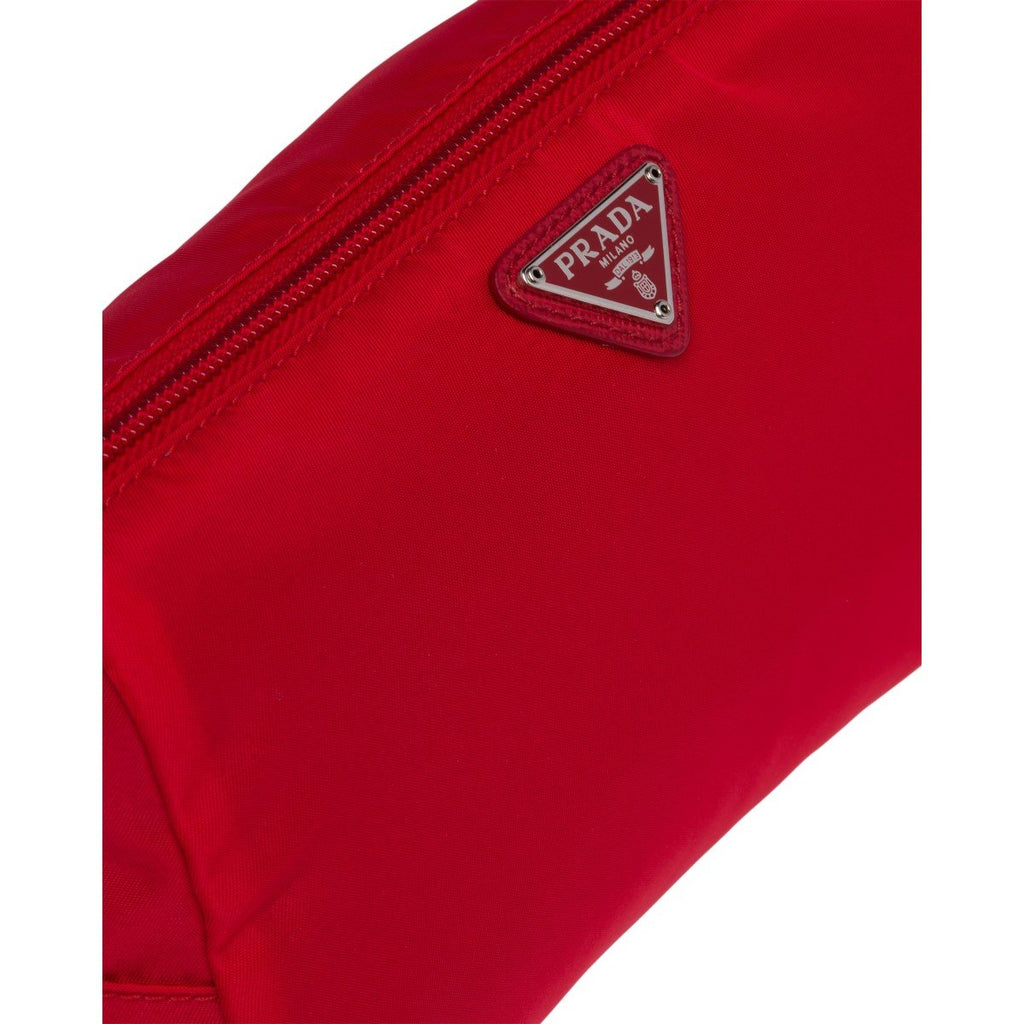 Prada Triangle Logo Medium Zip Around Toiletry Case Red 1NA693 at_Queen_Bee_of_Beverly_Hills