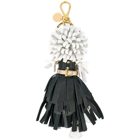 Prada Trick in Pelle Nero Black Dress Wendy Doll Leather Keychain 1TL170 at_Queen_Bee_of_Beverly_Hills