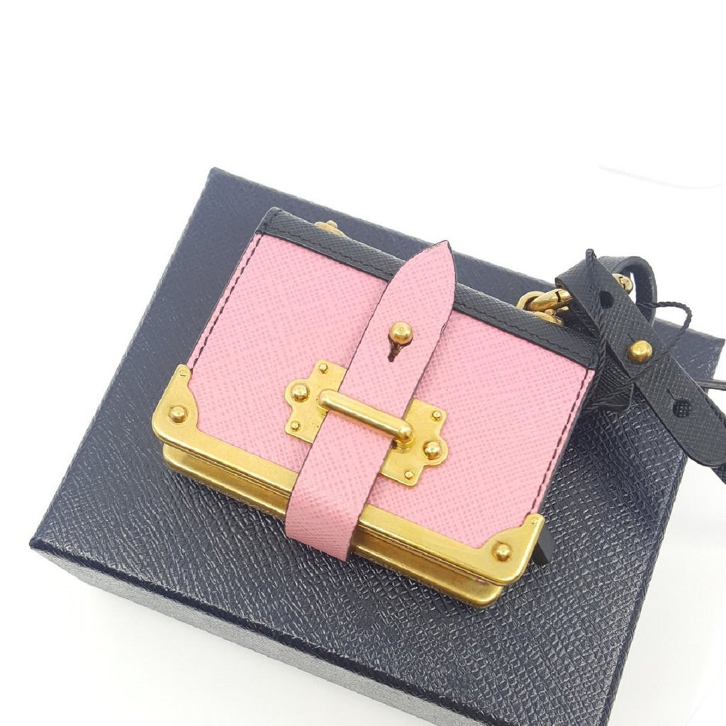 PRIMECUT: PINK LEATHER KEYCHAIN