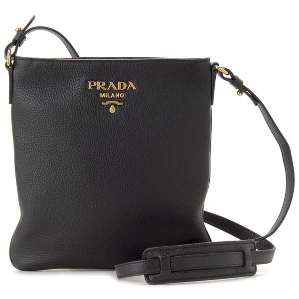 Leather crossbody bag Prada Black in Leather - 23414783
