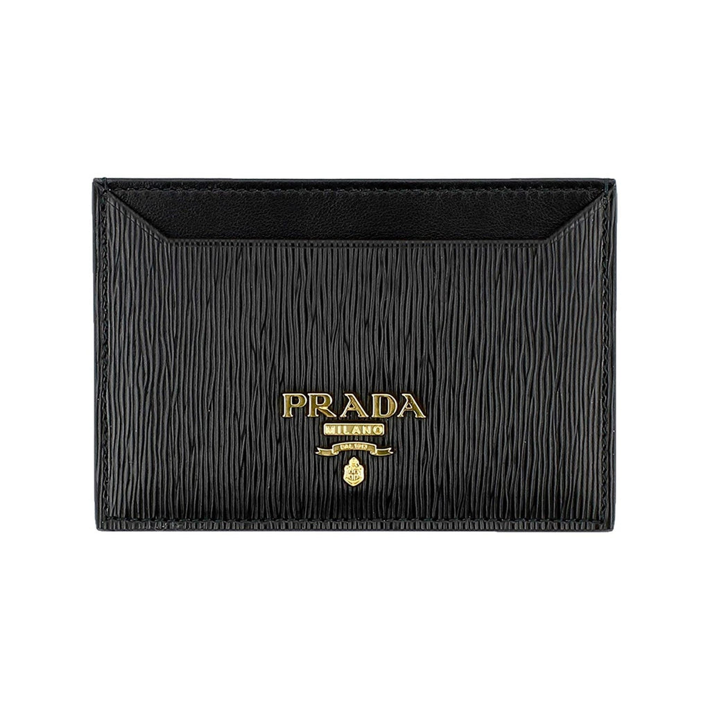 Black Leather Card Case Wallet