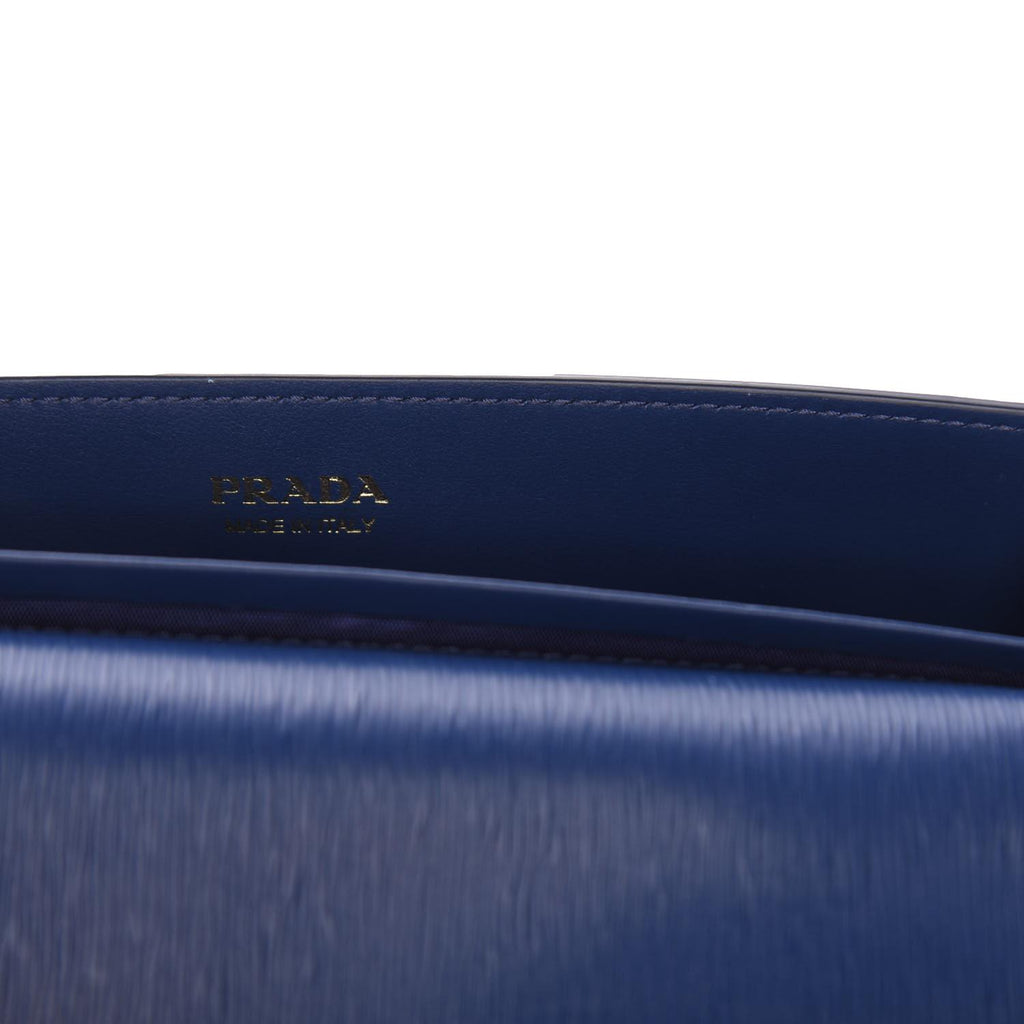Prada Cipria Beige Vitello Move Leather Chain Wallet Crossbody Bag 1BP021