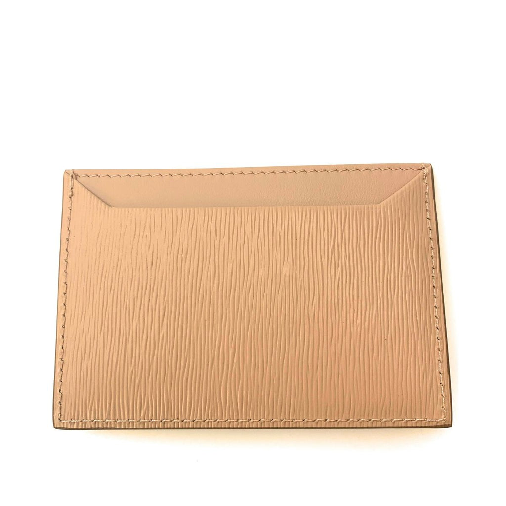 PRADA Metallic Vitello Move Oro Chain Wallet Cipria Mordore