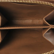 Prada Vitello Move Cipria Beige Leather Zip Around available at Queen Bee of Beverly Hills