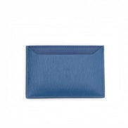 Prada Vitello Move Cobalt Blue Leather Small Card Case Wallet available at Queen Bee of Beverly Hills